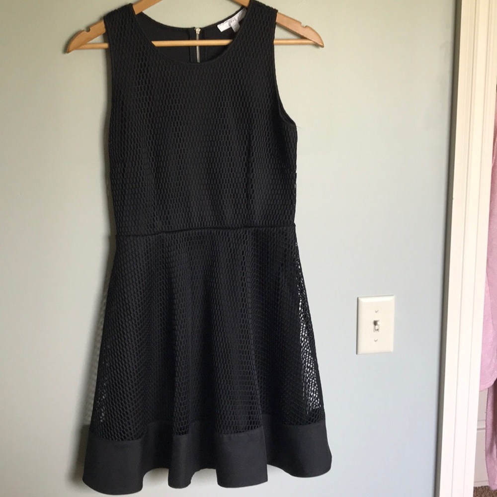 Little black dress.